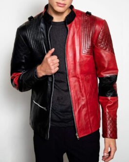 Live Fast Die Clown Halloween Leather Jacket