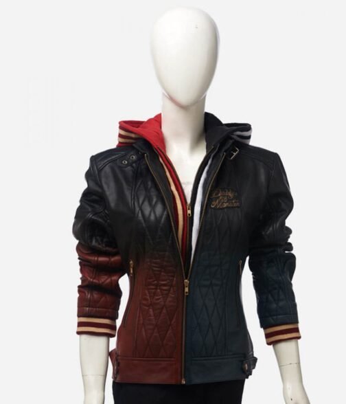 Harley Quinn Property of Joker Jacket with Hood - Image 3