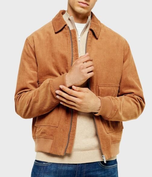 Men’s Brown Harrington Corduroy Jacket