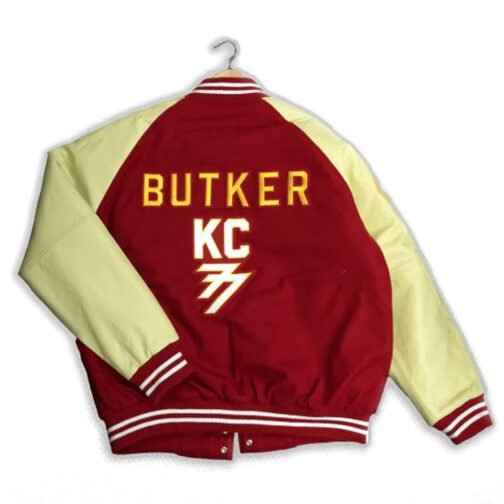 Harrison Butker Super Bowl LVII Parade Varsity Jacket - Image 3