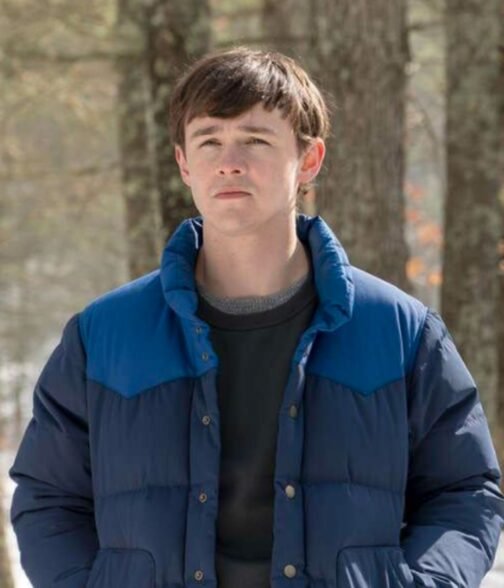Dexter New Blood Jack Alcott Puffer Blue Jacket - Image 9