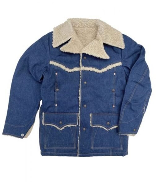 The Equalizer Season 2 Adam Goldberg Denim Shearling Jacket