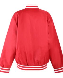 Harvard University A-Game Red Varsity Satin Jacket