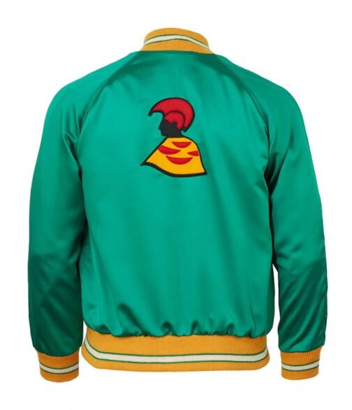 1961 Hawaii Islanders Satin Green Jacket - Image 2