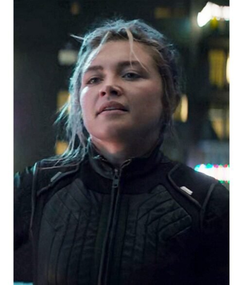 Florence Pugh Hawkeye Leather Vest - Image 3