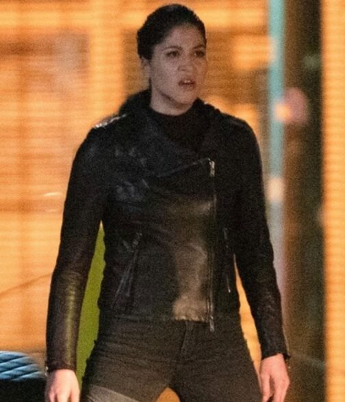 Hawkeye Maya Lopez Striped Leather Jacket - Image 3