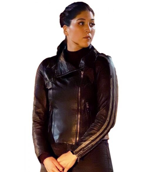 Hawkeye Maya Lopez Striped Leather Jacket - Image 2