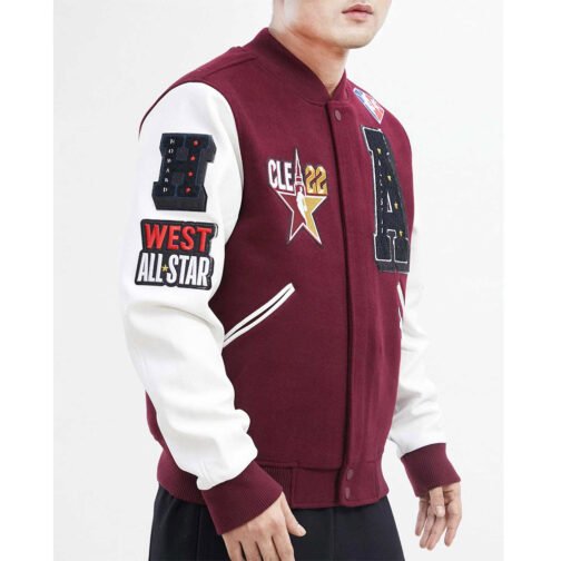 HBCU All Star 2022 East/West Logo Varsity Jacket - Image 7