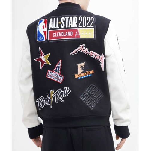 HBCU All Star 2022 East/West Logo Varsity Jacket - Image 5