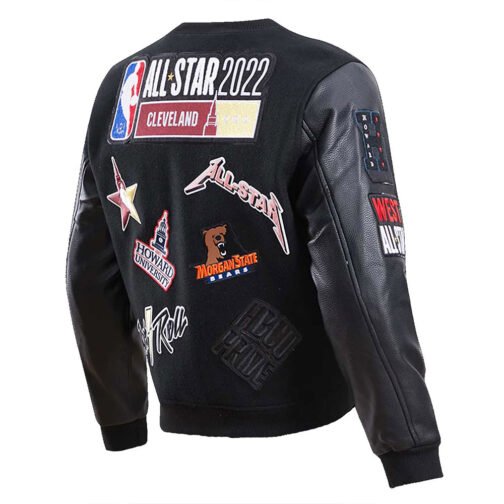 HBCU All Star 2022 East/West Logo Varsity Jacket - Image 6