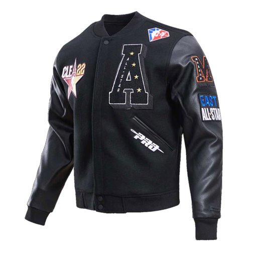 HBCU All Star 2022 East/West Logo Varsity Jacket - Image 3