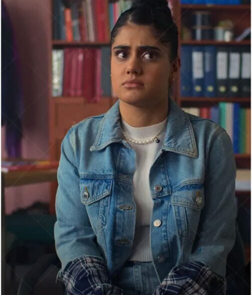 Heartbreak High Ayesha Madon Blue Denim Jacket - Image 2