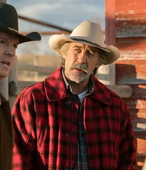 Heartland Shaun Johnston Red Plaid Jacket - Image 4