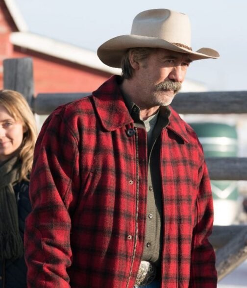 Heartland Shaun Johnston Red Plaid Jacket - Image 5