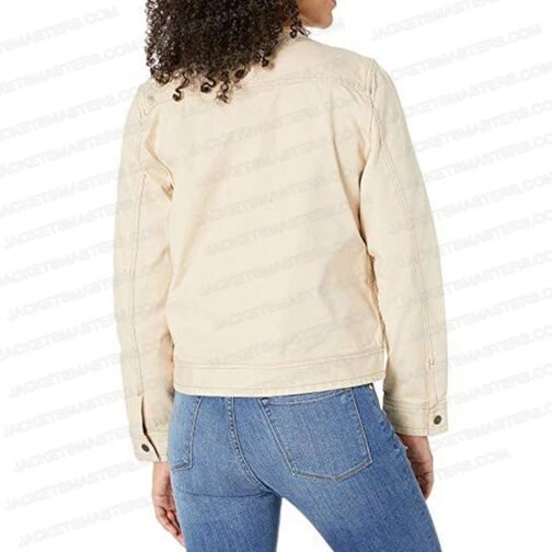 Amber Marshall Heartland Season 16 Beige Cotton Jacket - Image 3
