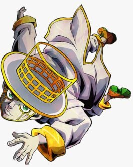 Heaven’s Door Jojo’s Bizarre Adventure Cotton White Coat