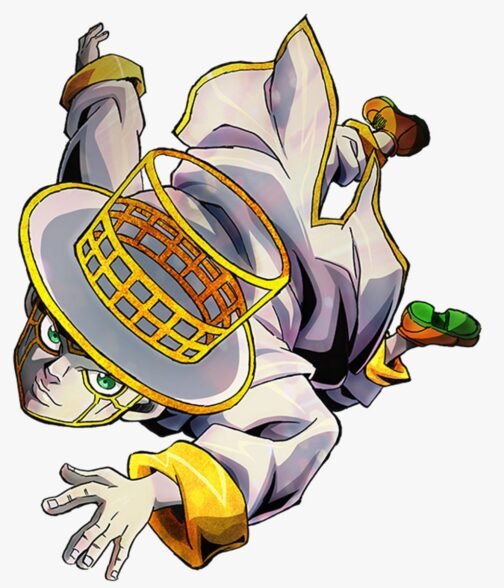 Heaven’s Door Jojo’s Bizarre Adventure Cotton White Coat - Image 2
