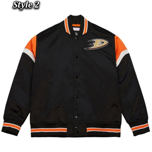 Anaheim Ducks Heavyweight Satin Jacket - Image 2