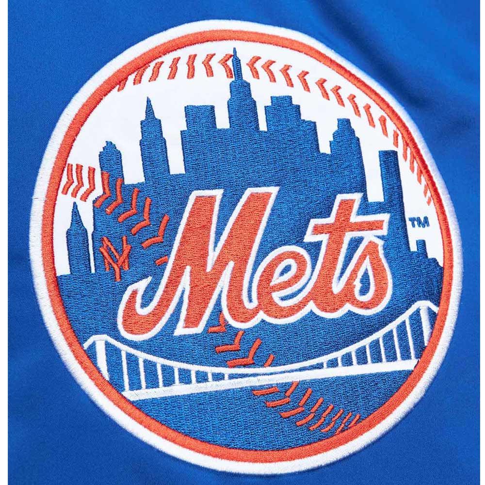 New York Mets Heavyweight Royal Satin Jacket - Image 3