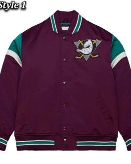 Anaheim Ducks Heavyweight Satin Jacket