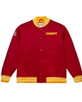 Kansas City Chiefs Heavyweight Red Satin Jacket