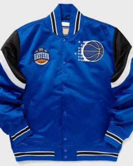 Orlando Magic Heavyweight Blue Satin Jacket