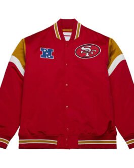 San Francisco 49ers Heavyweight Satin Jacket