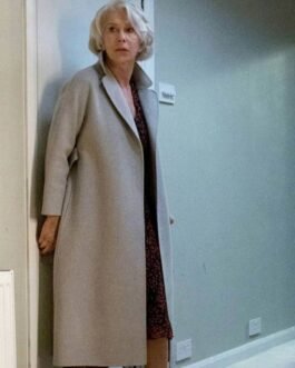 Helen Mirren The Good Liar Grey Wool Coat