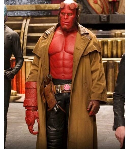 Hellboy Ron Perlman Brown Coat