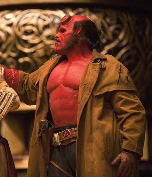 Hellboy Ron Perlman Brown Coat - Image 3