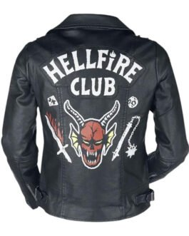 Hellfire Club Black Leather Jacket