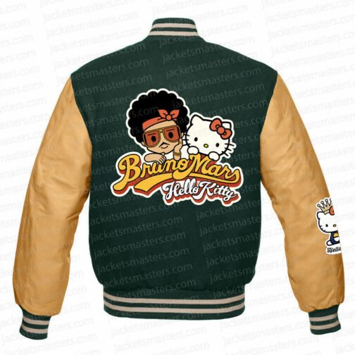 Hello Kitty Bruno Mars Varsity Jacket - Image 2