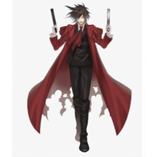 Alucard Hellsing Wool Red Coat - Image 8