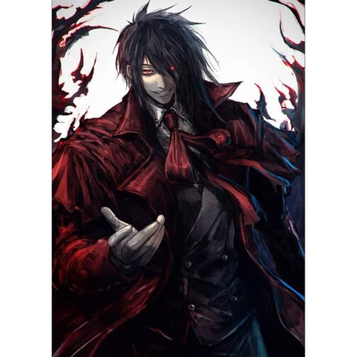 Alucard Hellsing Wool Red Coat - Image 9