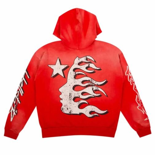 Hellstar Records Red Hoodie - Image 2