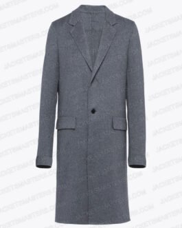 Henry Cavill Enola Holmes 2 Gray Wool Coat