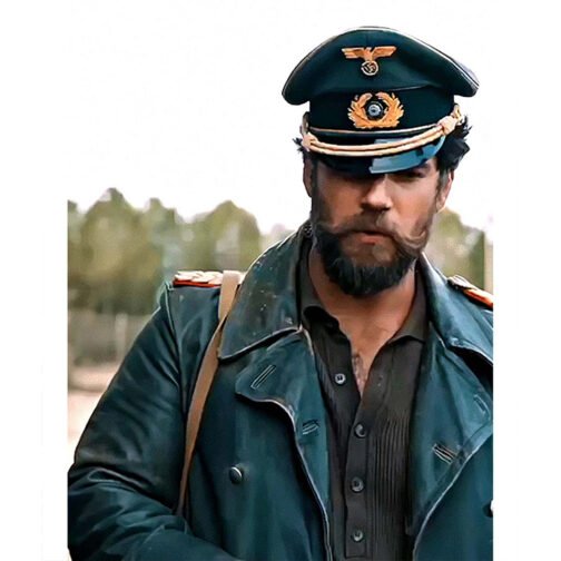 The Ministry of Ungentlemanly Warfare Gus March-Phillips Leather Coat - Image 2