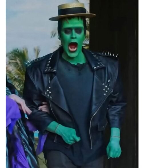 Jeff Daniel Phillips The Munsters Studded Leather Jacket - Image 2