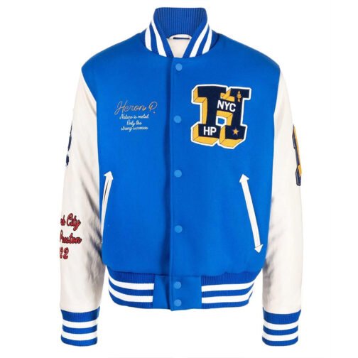 Heron Patches Varsity Jacket - Image 12