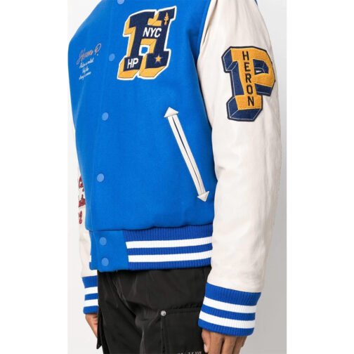 Heron Patches Varsity Jacket - Image 9