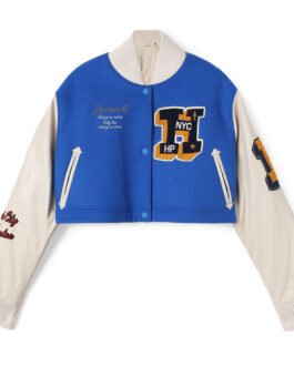 Heron Patches Varsity Jacket