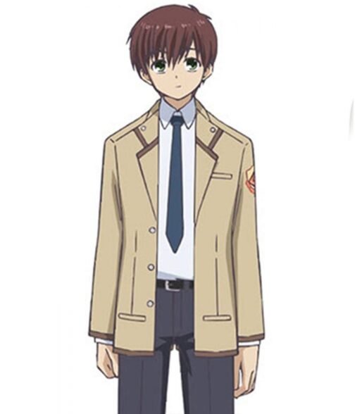 Hideki Hinata Angel Beats Cotton Beige Blazer - Image 2