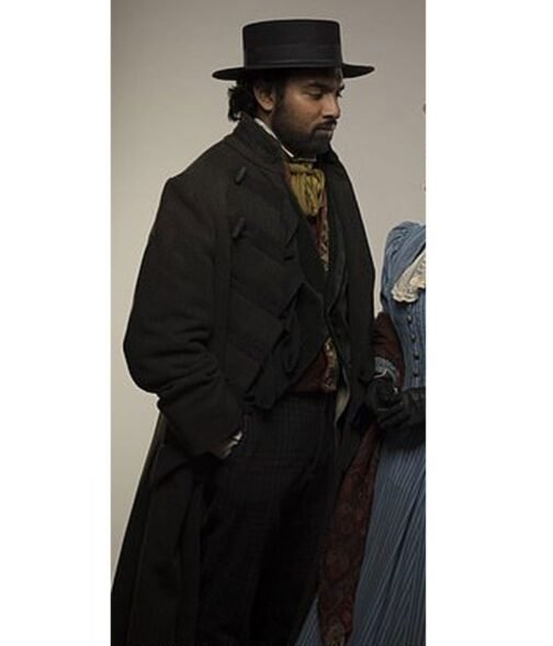 Himesh Patel The Luminaries Green Duffle Coat - Image 6