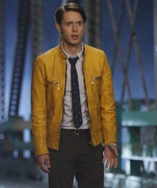 Dirk Gently’s Holistic Detective Agency Yellow Leather Jacket - Image 6
