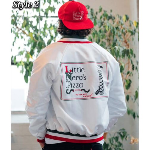 Danny Warhol Home Alone Pizza Boy Bomber Jacket - Image 6