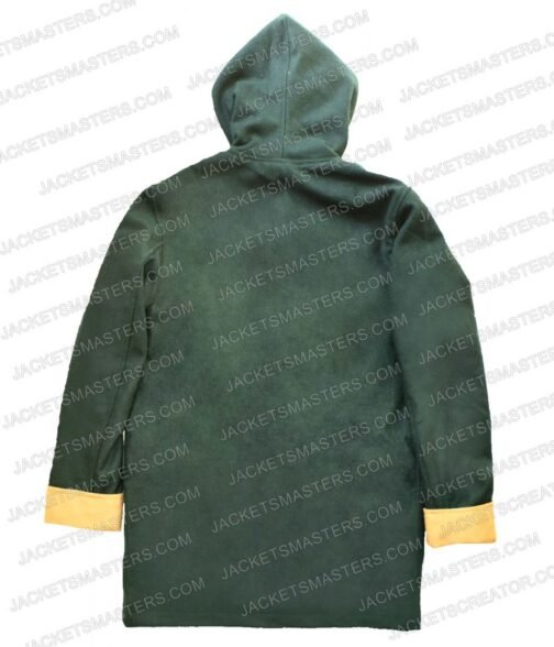 Macaulay Culkin Home Alone Green Wool Duffle Coat - Image 3