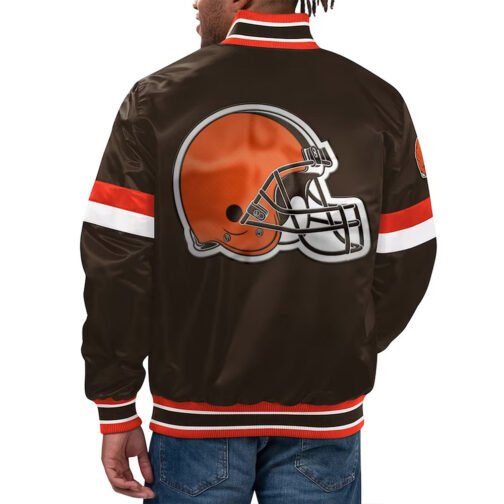 Home Game Cleveland Browns Jacket - Image 2