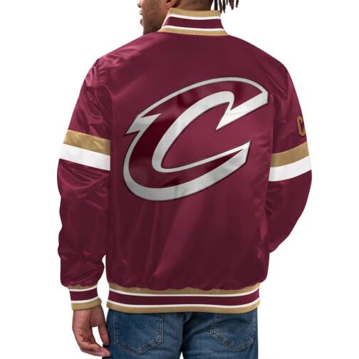 Home Game Cleveland Cavaliers Wine Jacket - Image 2