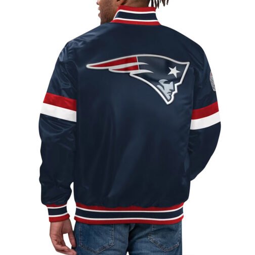 Home Game New England Patriots Navy Jacket - Image 2