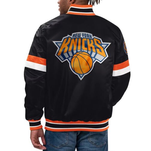 Home Game New York Knicks Black Jacket - Image 2